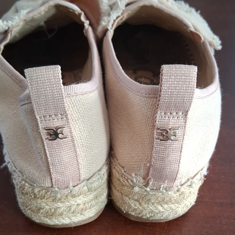 Sam Edelman Tan Espadrille Slip-Ons - Picture 3 of 7